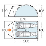 Zelt Vango Alpha 250 (2019)