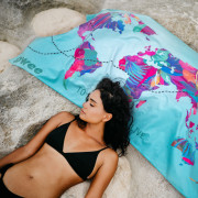 Schnelltrocknendes Handtuch Towee Travel The World 80x160 cm