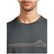Herren-T-Shirt Icebreaker Men Merino 150 Tech Lite SS Tee Range Stripes