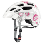 Kinder Fahrradhelm Uvex Finale junior weiß White/Pink