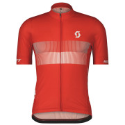 Herren Radtrikot Scott RC Team 10 SS rot fiery red/white