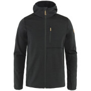 Herren-Sweatshirt Fjällräven Keb Fleece Hoodie M 2022 schwarz Dark Grey-Black