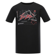 Herren-T-Shirt Alpine Pro Dafot schwarz black