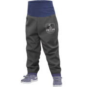 Baby-Softshell-Hose ohne Isolation Unuo Softshell dunkelgrau