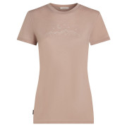 Damen-T-Shirt Icebreaker Women Merino 150 Tech Lite SS Tee Sparkling Stars rosa Pink Quartz