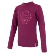 Kinder-Funktionsshirt Sensor Merino Df Club lila Lilla