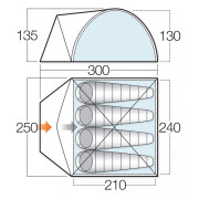 Zelt Vango Alpha 400 (2020)