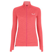 Damen-Sweatshirt Salewa Pedroc Pl R W Fz. korallenfarbe Calypso Coral Mel