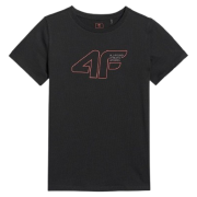 Kinder-T-Shirt 4F Tshirt M2417 schwarz DEEP BLACK