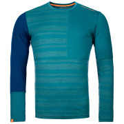 Herren-Funktionsshirt Ortovox 185 Rock'N'Wool Long Sleeve grün PacificGreen