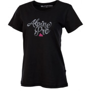 Damen-T-Shirt Alpine Pro Fonta schwarz Black