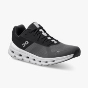 Herren Laufschuhe On Running Cloudrunner schwarz/grau Eclipse | Frost