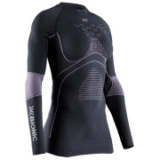 Damen-Funktionsshirt X-Bionic Energy Accumulator 4.0 Shirt Lg Sl schwarz/rosa CHARCOAL/MAGNOLIA