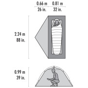 Ultraleichtes Zelt MSR Hubba Hubba HD 1P