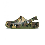 Kinderpantoffeln Crocs Classic Camouflage Clog Army Green/Multi
