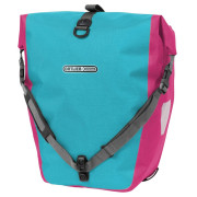 Wasserdichte Fahrradtasche Ortlieb Back-Roller Cyber türkis cyber blue / cyber pink