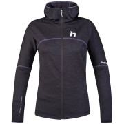 Damen-Sweatshirt Hannah Meda Hoody grau/lila anthracite mel
