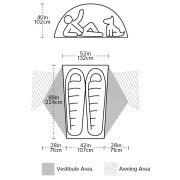 Ultraleichtes Zelt Big Agnes Copper Spur Hv UL2