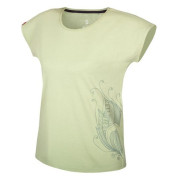 Damen-T-Shirt Ocún Kimo T Women Blossom-Art gelbgrün Green Soft