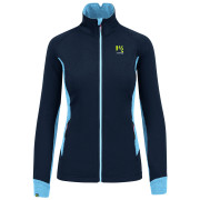 Damen-Sweatshirt Karpos Pizzocco Evo W Full-Zip Fleece blau Sky Captain/Blue Atoll
