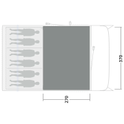 Zeltteppich Outwell Cozy Carpet Denver 6