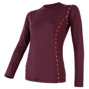 Damen-Funktionsshirt Sensor Merino Air 2022 lila DarkBurgundy