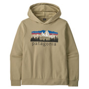 Herren-Sweatshirt Patagonia M's Fitz Roy Foothills Daily Hoody grau/grün Weathered Stone