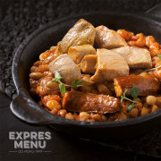 Fertigessen Expres menu Putenragout mit Bohnen 600 g
