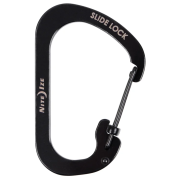 Hilfskarabiner Nite Ize SlideLock Stainless Steel schwarz Černá