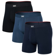 Herren-Boxershorts Saxx Vibe Xtra Soft Comfort Boxer Brf Fly 3Pk dunkelblau dark denim/navy/black