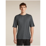 Herren-Funktionsshirt Icebreaker Merino 150 Tech Lite SS Relaxed Tee dunkelgrau OBSIDIAN