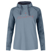 Damen-Sweatshirt Rafiki Estrella grau/rot stormy weather