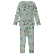 Kinder-Funktionsunterwäsche Reima Moomin Trivsam Airy Green grün Airy Green