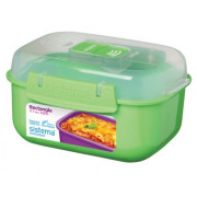 Essensbox Sistema Rectangle 525ML grün