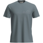 Herren-Funktionsshirt Icebreaker M Mer 150 Tech Lite SS T Sing Li Cmp blau Blue Ash