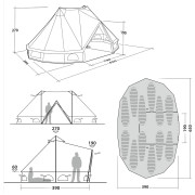 Familienzelt Robens Klondike Twin