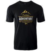 Herren-T-Shirt Hi-Tec Lore schwarz Black/White