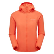 Damen-Winterjacke Montane F Sirocco Hoodie orange TIGERLILY
