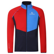 Herren Funktions-Sweatshirt Progress Glacier rot/blau červená/stř.modrá/tm.modrá