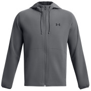 Herren-Frühjahrsjacke Under Armour Stretch Woven Windbreaker grau PitchGray/Black