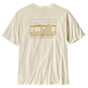 Herren-T-Shirt Patagonia M's '73 Skyline Organic T-Shirt beige Birch White