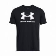 Herren-T-Shirt Under Armour Sportstyle Logo Update SS schwarz/weiß Black/White