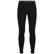 Herren-Funktionsunterhosen Icebreaker Men 300 MerinoFine™ Polar Leggings schwarz Black