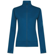 Damen Funktions-Sweatshirt Icebreaker Women Merino Blend 300 RealFleece™ Descender LS Zip blau Atlantis