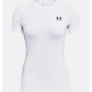 Damen-Funktionsshirt Under Armour HG Authentics Comp SS weiß White/Black