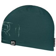 Mütze Ortovox 120 Tec Logo Beanie grün dark pacific