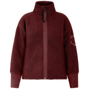 Damen-Sweatshirt Didriksons Mella Wns Fz 3 weinfarbe Old rust