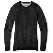 Damen-Funktionsshirt Smartwool W Intraknit Thermal Merino Base Layer Crew schwarz BLK/WHTE STRPE
