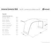 Zelterweiterung Outwell Universal Connector M