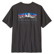 Herren-T-Shirt Patagonia M's Fitz Roy Foothills T-Shirt schwarz Ink Black
